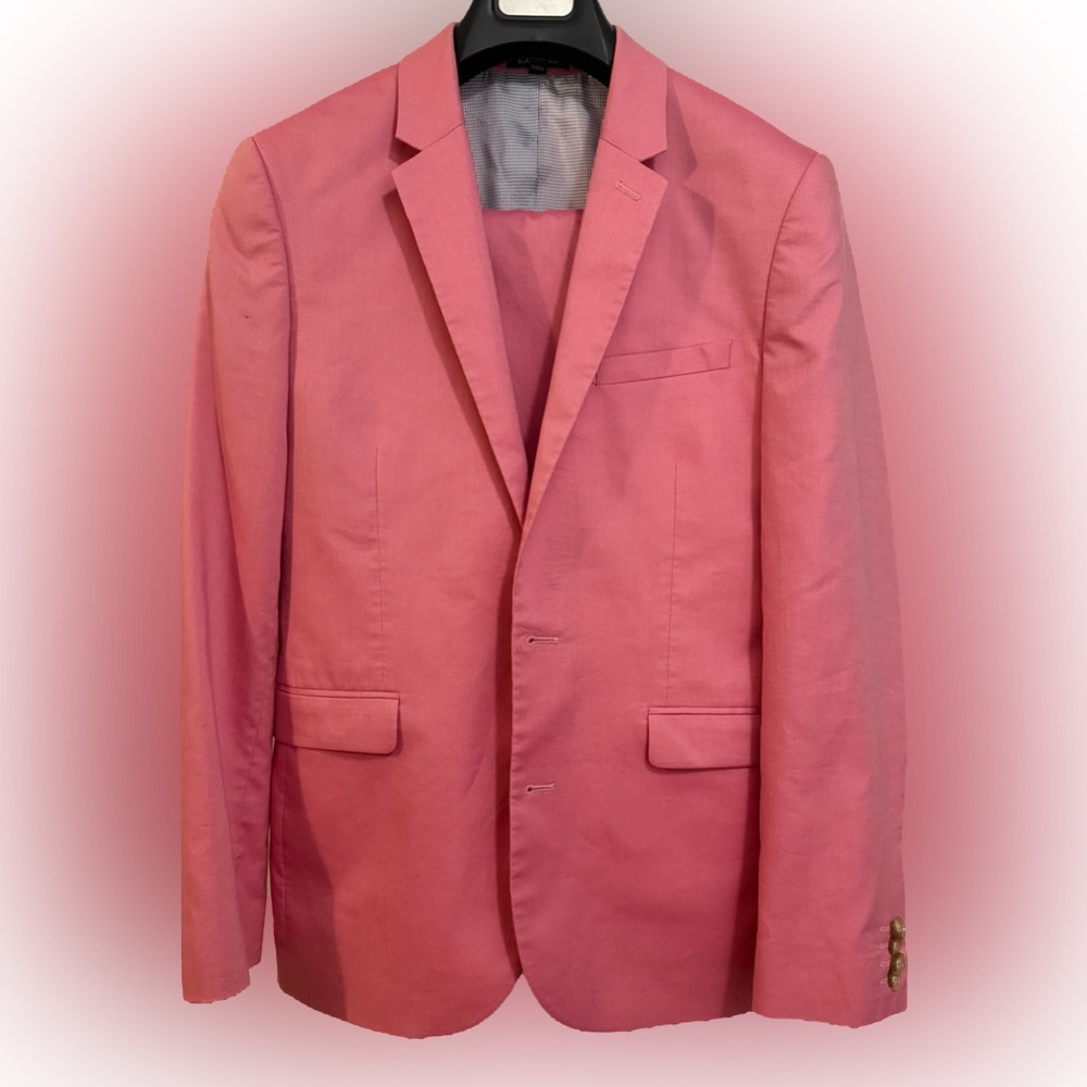 Express Slim Fit Men's Pink Suit